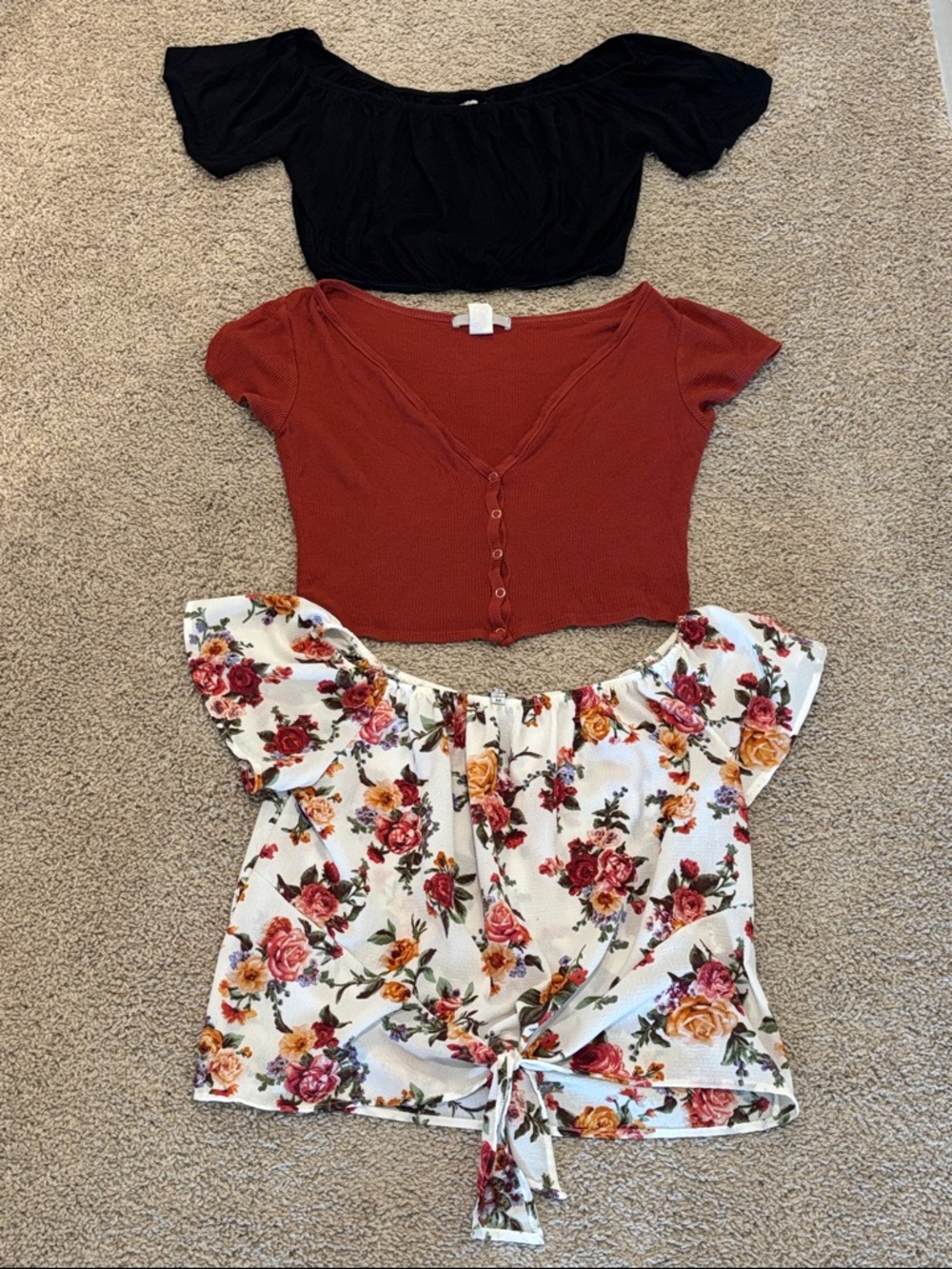 Crop Top Trio M